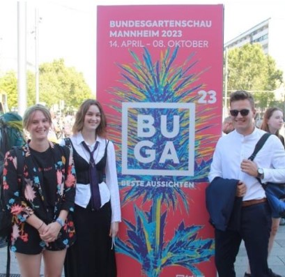 Die GärtnerMittelstufen besuchen die Bundesgartenschau in Mannheim 2023